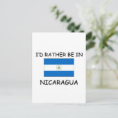 Ich wäre lieber in Nicaragua Postkarte (Stehend Vorderseite)