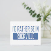 Ich wäre lieber in Rockville Postkarte (Stehend Vorderseite)