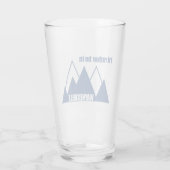 Ich wäre lieber in Waynesville Mountain Glas (Rückseite)