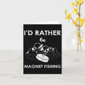 Ich wäre lieber Magnetfischen Karte (Gelbe Blume)
