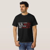 ICH WÄRE LIEBER REICH ALS SEXY - weiße Schrift T-Shirt (Vorne ganz)