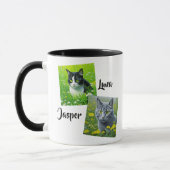 Ich wäre lieber zu Hause mit meinen Katzen Tasse (Links)
