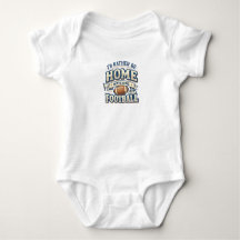 Ich wäre lieber zu Hause und würde Football Baby T