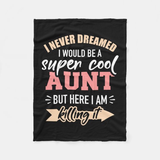 Ich wäre sehr Cool Fleecedecke (Vorderseite)