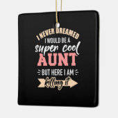 Ich wäre sehr Cool Keramikornament (Links)