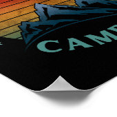 ICH WÄRE STATT CAMPING. POSTER (Ecke)