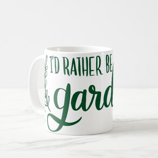 ICH WÄRE STATT IM GARTEN KAFFEETASSE (Vorderseite Links)