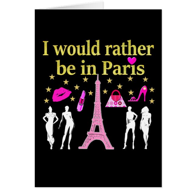 ICH WÄRE STATT IN PARIS (Vorne)