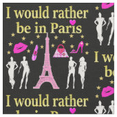 ICH WÄRE STATT IN PARIS FABRIC. STOFF (Nahaufnahme)