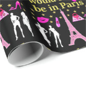 ICH WÄRE STATT IN PARIS GESCHENKPAPIER (Rolleneckpunkt)