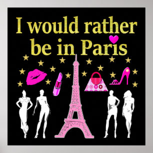 ICH WÄRE STATT IN PARIS POSTER