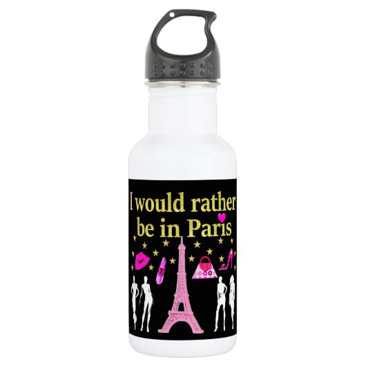 ICH WÄRE STATT IN PARIS TRINKFLASCHE (Vorderseite)