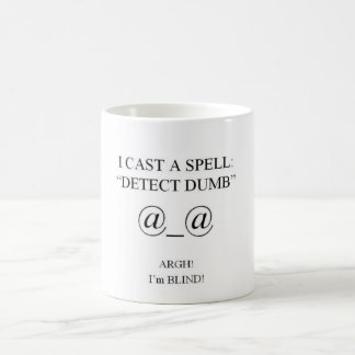 ICH WARF einen BANN ermittele stummes Kaffeetasse