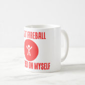 Ich warf Feuerkugel Kaffeetasse (VorderseiteRechts)