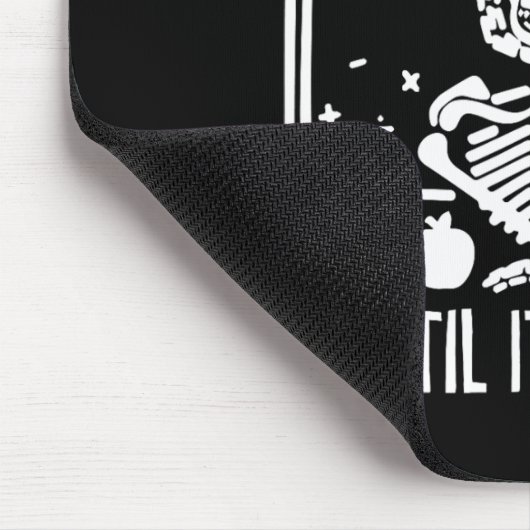 Ich warte nur, bis der leise Lehrer Lazy Hallowe Mousepad (Ecke)