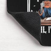 Ich warte nur, bis es ruhig Geborene Halloween-Cof Mousepad (Ecke)