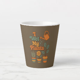 Ich wässere meine Pflanzen – Retro-Streifen der 70 Milchtasse