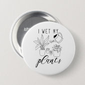 Ich wecke meine Pflanze Button (Vorne & Hinten)