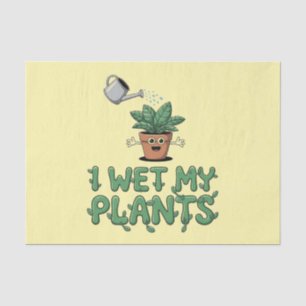 Ich wecke meine Pflanze - Funny Gardens Design Seidenpapier