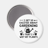 Ich wecke meine Pflanze Magnet (Vorderseite/Rückseite)