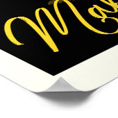 Ich weckte auf für Schminkposter Poster (Ecke)