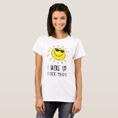 Ich weckte auf - niedliche Sonne T-Shirt (Vorne ganz)