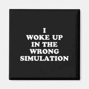 Ich Weckte in der falschen Simulation auf, lustige Magnet