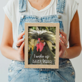 Ich Weckte so auf wie diese schlechte Hühnermäuse Poster