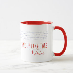 Ich Weckte so auf wie dieser Meme Funny Writer Slo Tasse