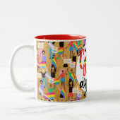 Ich weckte wieder Homosexuell EDITION Prix Zweifarbige Tasse (Links)