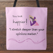 "Ich weiche mich tiefer, als deine Meinungen wicht Tasche