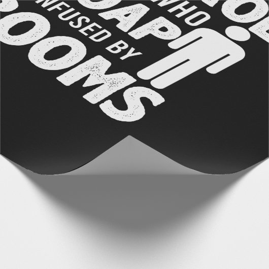 Ich weigere mich, Leute, die Seife essen, mit Kont Geschenkpapier (Ecke)