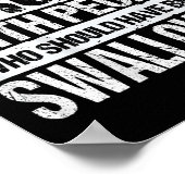 Ich weigere mich, mit Leuten zu streiten, die hätt Poster (Ecke)