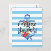 Ich weigere mich zu sinken postkarte (Vorne/Hinten)