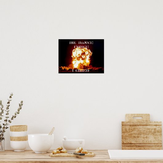 Ich weinte poster (Küche)