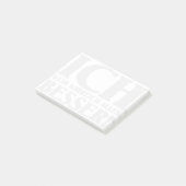 Ich weiß alles, was ich will! Post-It Klebezettel (angewinkelt)