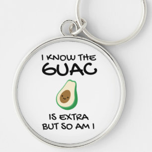Ich weiß, dass der Guac extra ist, aber bin ich au Schlüsselanhänger