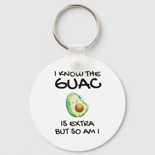 Ich weiß, dass der Guac extra ist, aber bin ich au Schlüsselanhänger
