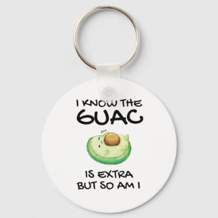 Ich weiß, dass der Guac extra ist, aber bin ich au Schlüsselanhänger
