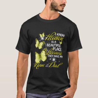 Ich weiß, dass der Himmel ein schöner Ort ist, an T-Shirt