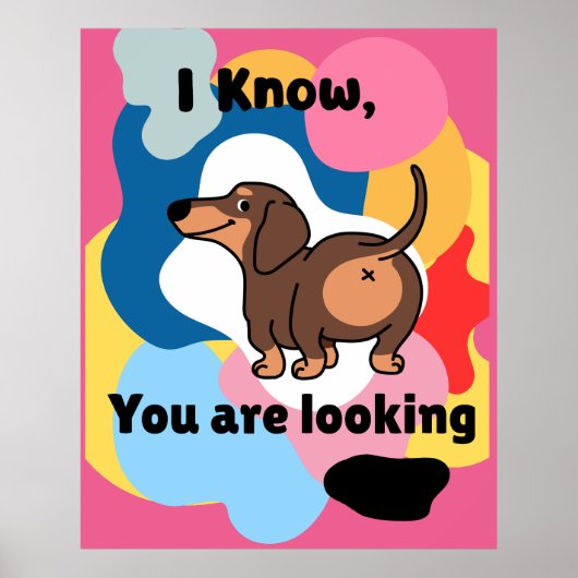 Ich weiß, dass du nachsiehst poster (Vorne)
