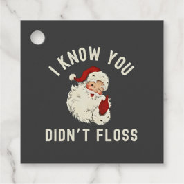 Ich weiß, dass du Weihnachten nicht gefallen hast  Geschenkanhänger