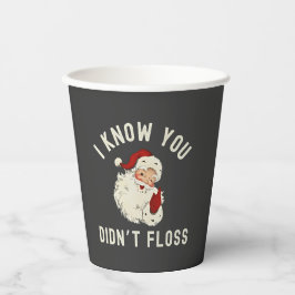 Ich weiß, dass du Weihnachten nicht gefallen hast  Pappbecher