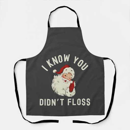 Ich weiß, dass du Weihnachten nicht gefallen hast  Schürze (Vorderseite)