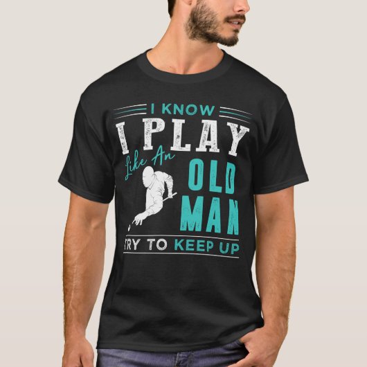 Ich weiß, dass ich Billard spiele, wie ein alter M T-Shirt (Vorderseite)