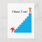 Ich weiß, dass ich das kann! postkarte (Vorderseite)