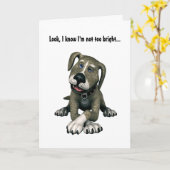 Ich weiß, dass ich nicht zu hell bin!-Entschuldigu Karte (Gelbe Blume)