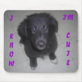 ICH WEISS, DASS ICH NIEDLICH PUPPY BIN MOUSEPAD (Vorne)