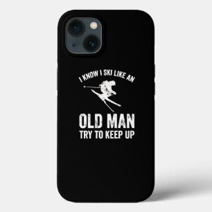 Ich weiß, dass ich wie ein alter Mann Ski fahre, u Case-Mate iPhone Hülle