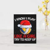 Ich weiß, dass ich wie ein Mädchen spiele, um ehre Karte (Gelbe Blume)